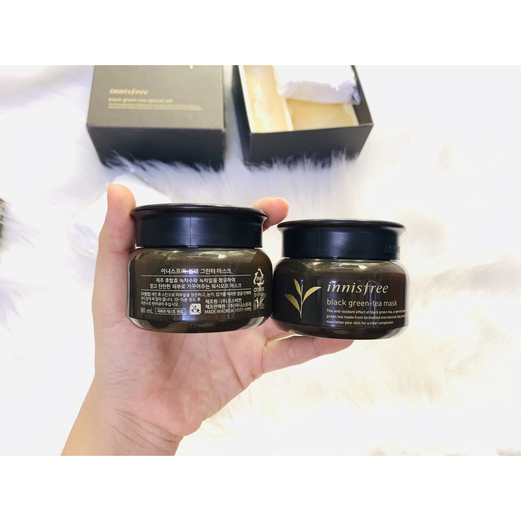 Tách set Innisfree Black Green Tea