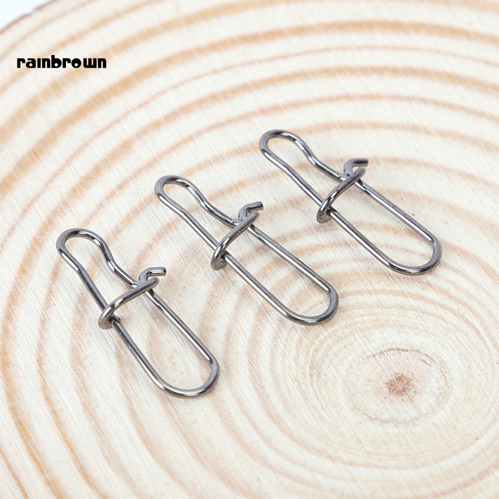 Set 100 Khoen Móc Câu Cá Bằng Thép Không Gỉ