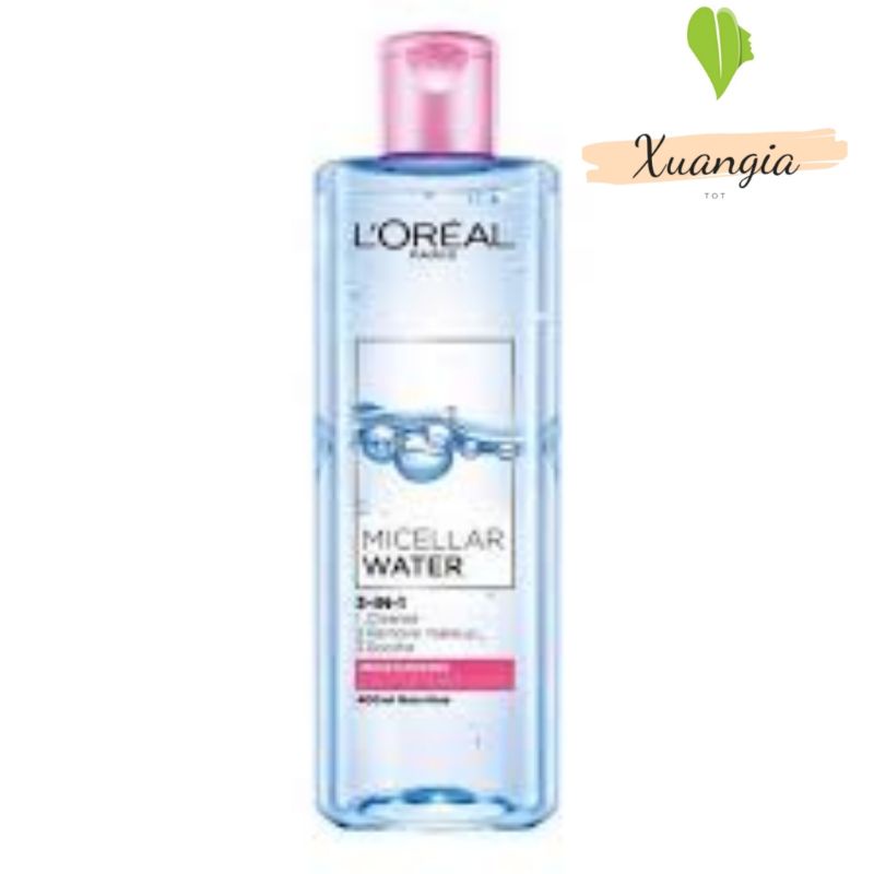 Nước Tẩy Trang L'Oreal 3 In 1 Micellar Dưỡng Ẩm Da