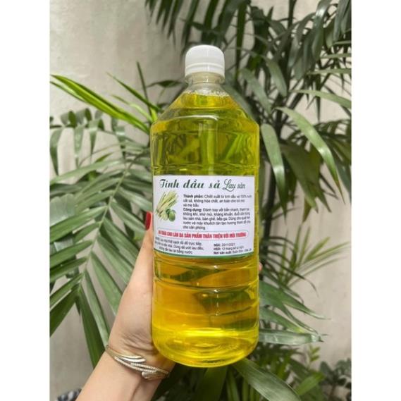 Tinh dầu sả lau sàn 1 lit đuổi muỗi côn trùng