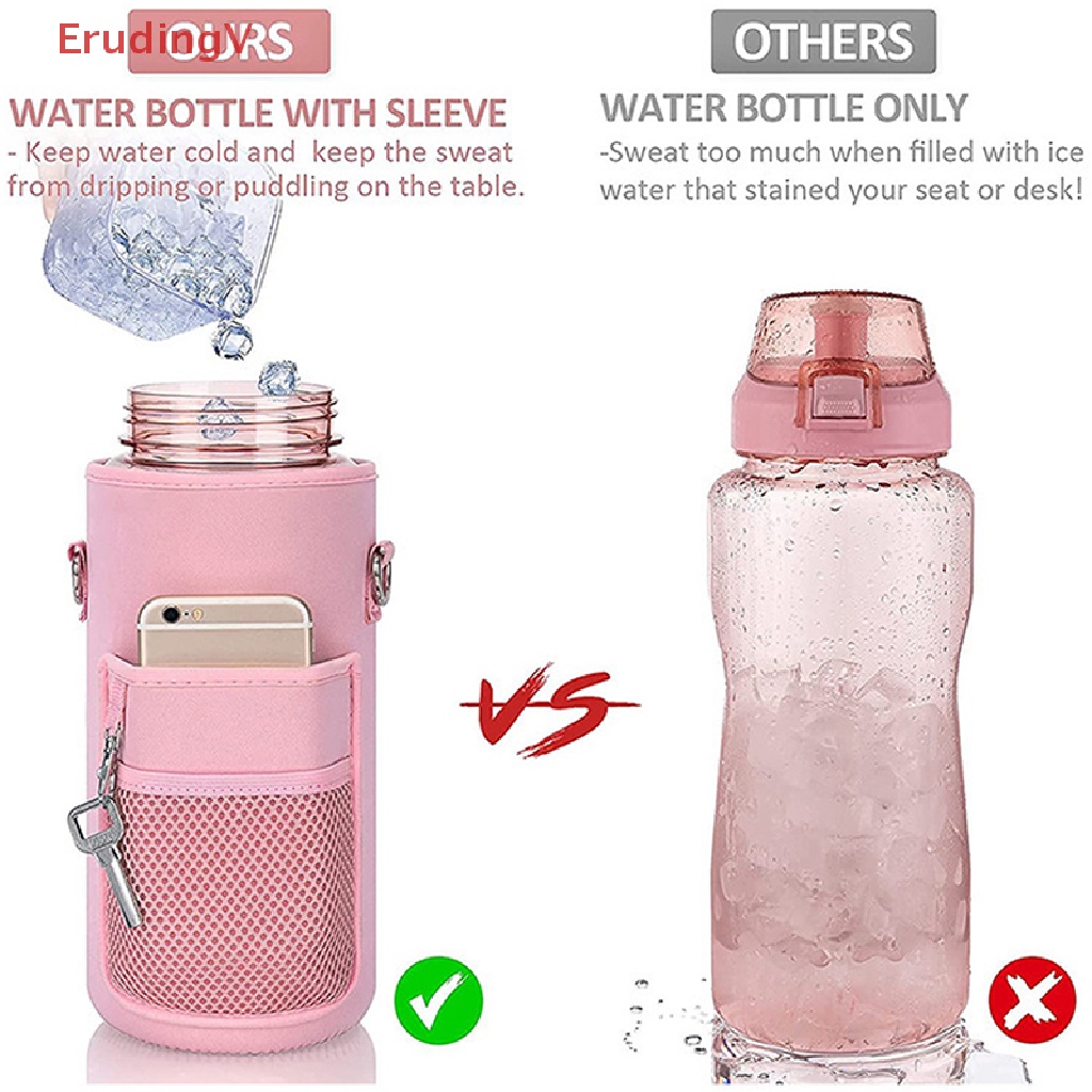 [ErudingV] Nửa Gallon Túi Đựng Bình Nước Cách Nhiệt Thể Thao Có Dây Đeo Điện Thoại [Mới]