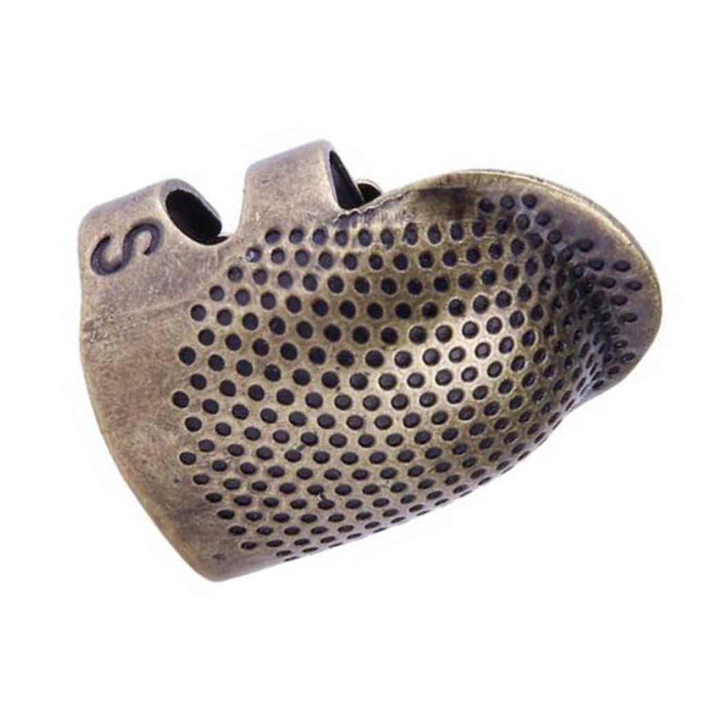 Dụng cụ ấn kim may bảo vệ đầu ngón tay cái vintage