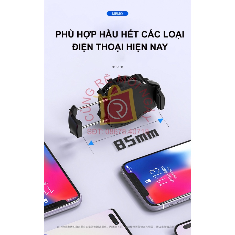Quạt tản nhiệt điện thoại Memo DL07 - Quạt tản nhiệt sò lạnh bán dẫn làm mát tức thì tăng hiệu năng - Cooling Gaming