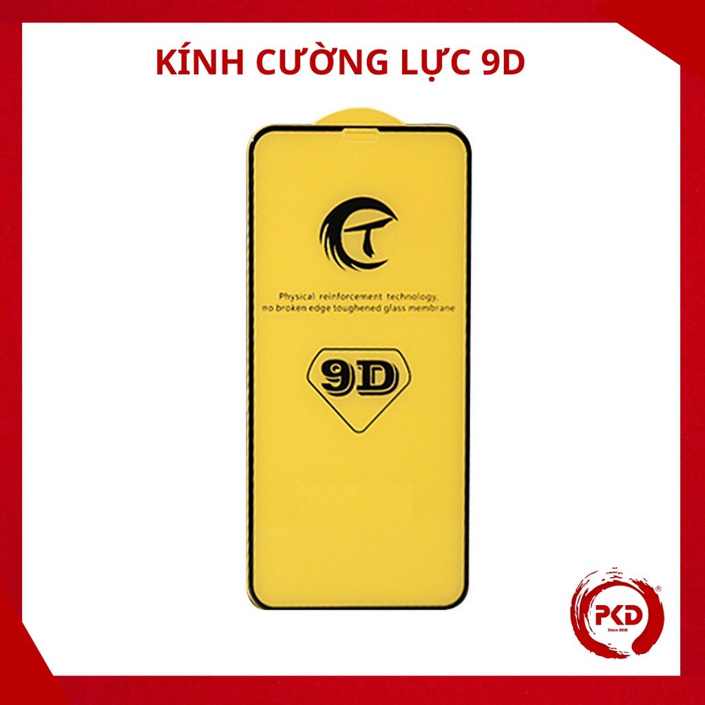 KÍNH CƯỜNG LỰC FULL MÀN 9D CHO TẤT CẢ CÁ DÒNG IPHONE - PHỤ KIỆN ĐỎ