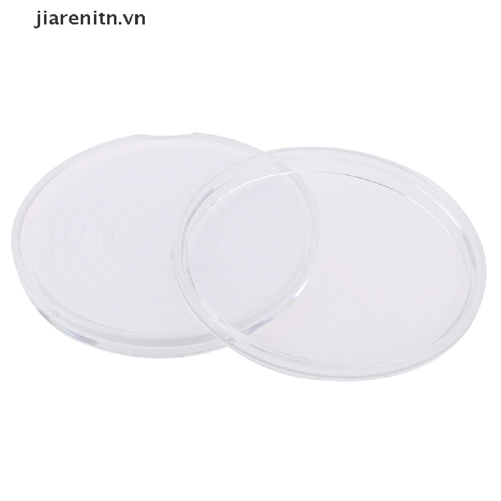 Jiarenitn 20pcs 46mm Plastic Coin Holder Capsule Storage Case Collection Display Container vn