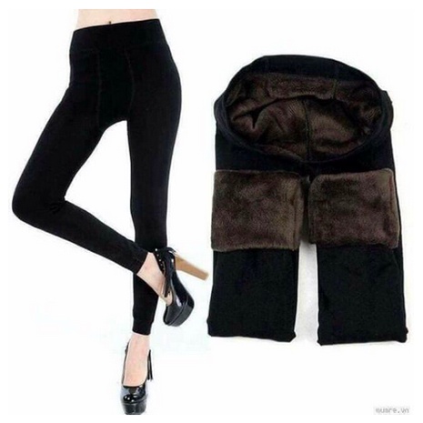 Quần tất lót lông nữ giữ nhiệt, Quần Legging Nữ Lót Lông Siêu Ấm Giá Tốt Freesize từ 65KG Đổ Lại HTSTORE | BigBuy360 - bigbuy360.vn