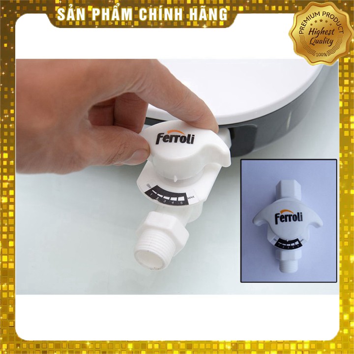 [CHÍNH HÃNG] Máy Nước Nóng Trực Tiếp Có Bơm Ferroli Divo SDP 4.5S (Điện tử)+Tặng 02 cao su non, 01 kép inox