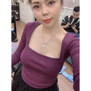 Áo Zara cổ vuông