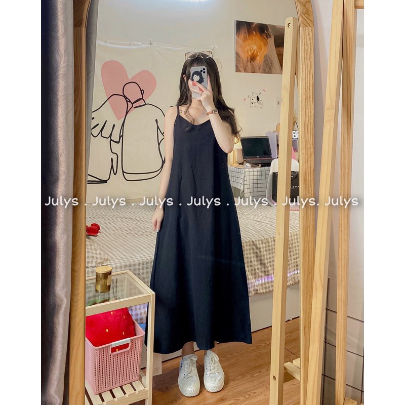 [Mã FAGREEN245 giảm 10% tối đa 30K đơn 99K] Váy maxi 2 dây (ảnh thật shop chụp kèm video) | BigBuy360 - bigbuy360.vn