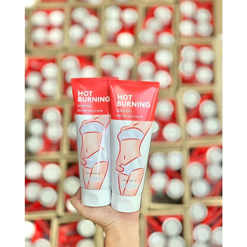 [CHÍNH HÃNG] KEM TAN MỠ BỤNG MISSHA HOT BURNING - GEL TAN MỠ HÀN QUỐC HIỆU QUẢ MỜ RẠN 200ML