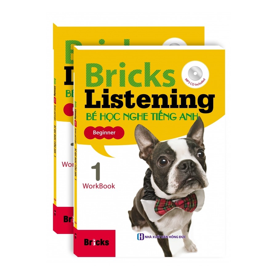 Sách - Combo Bricks Listening Beginnner - Luyện Nghe Tiếng Anh Dành Cho Học Sinh Từ 8-16 Tuổi - Beginner 1 +2