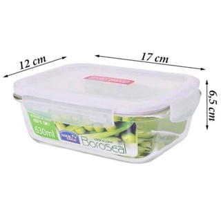 Thố thuỷ tinh lock 630ml