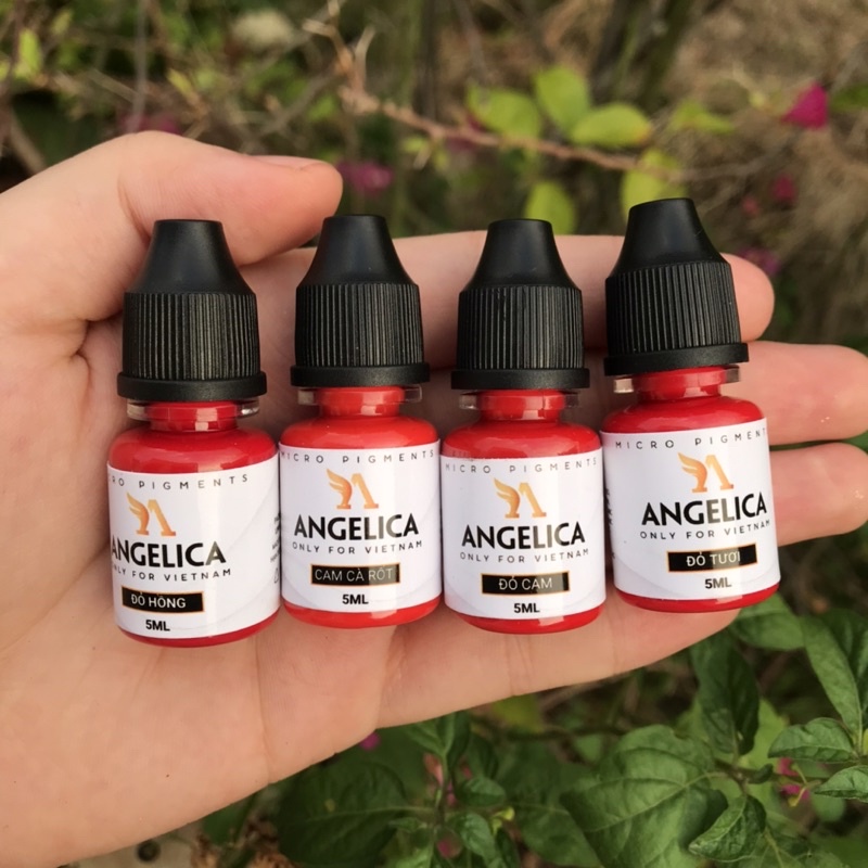 Mực ANGELICA Tem Trắng Bản Dàng Riêng Cho Người Việt Siêu Bám Bong Đậm
