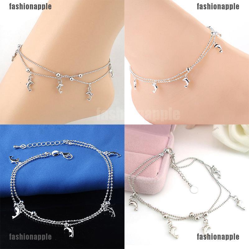 Vòng đeo chân hình cá heo xinh xắn | BigBuy360 - bigbuy360.vn