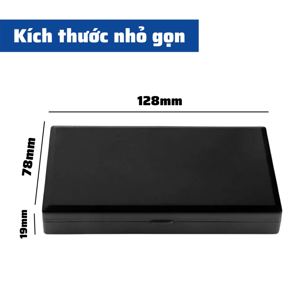 Cân điện tử nhà bếp mini Có Nắp định lượng 0.01g-200g làm bánh độ chính xác cao cao cấp kèm 2 viên pin AA