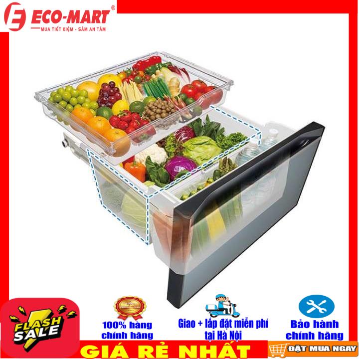 Tủ lạnh Hitachi inverter 520 lít R-HW530NV