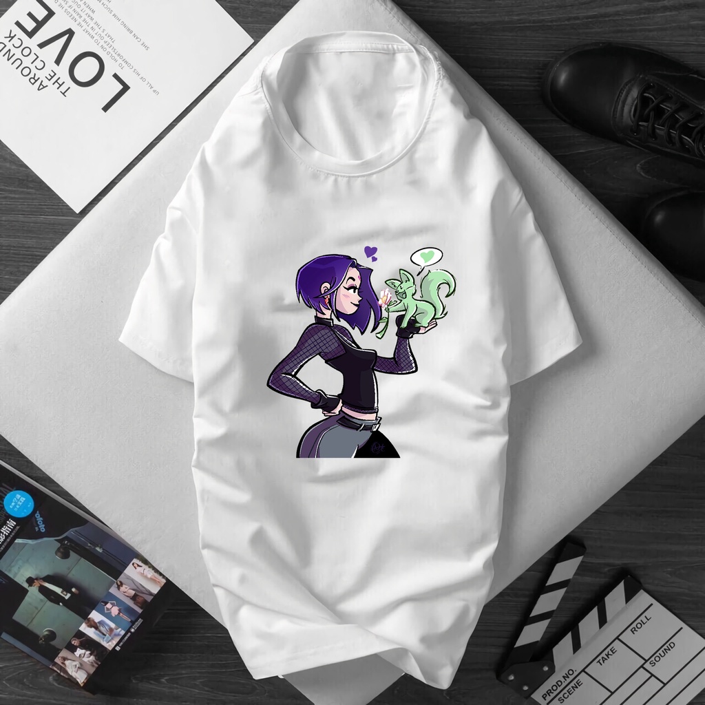 Áo thun tay ngắn thiết kế nhân vật phim Teen Titans Go siêu cá tính ,hàng siêu hot hit