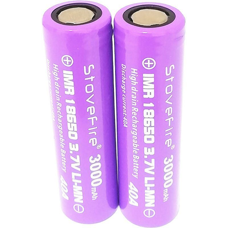 CELL PIN StoveFire 18650 - 3000mAh XẢ 40A CHO THIẾT BỊ ĐIỆN TỬ