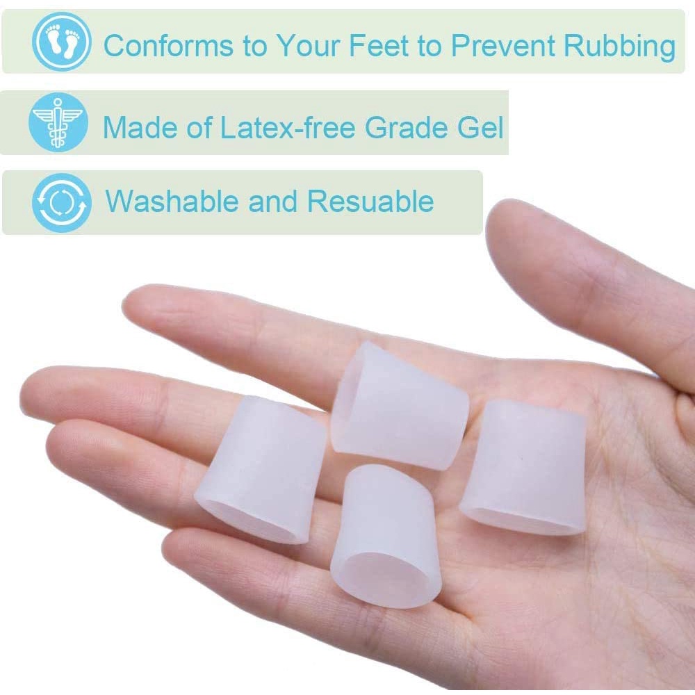 Vỏ Bọc Silicon Bảo Vệ Ngón Chân Giảm Ma Sát Tiện Dụng