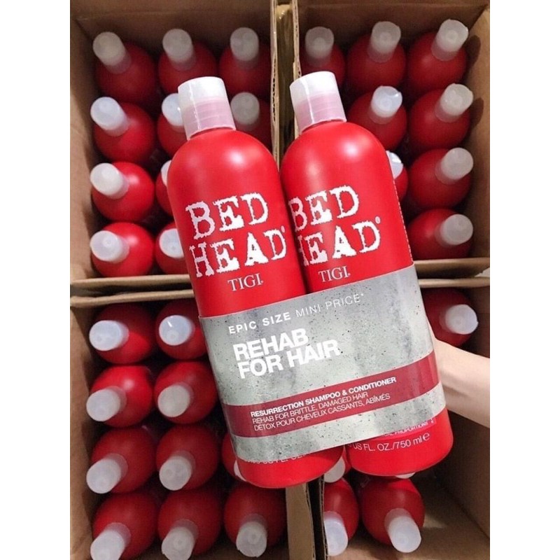 Cặp dầu gội xả TIGI Bed Head màu đỏ 1500ml