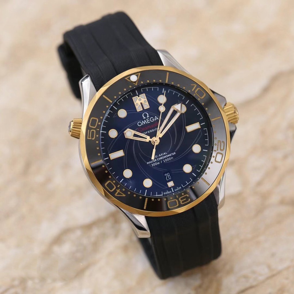 Đồng Hồ Nam OMG SEAMASTER 007, Máy Cơ Automatic TS, Chống Nước 300m Size 42mm [Bảo Hành 18 Tháng - 1 Đổi 1 Trong 15 Ngày