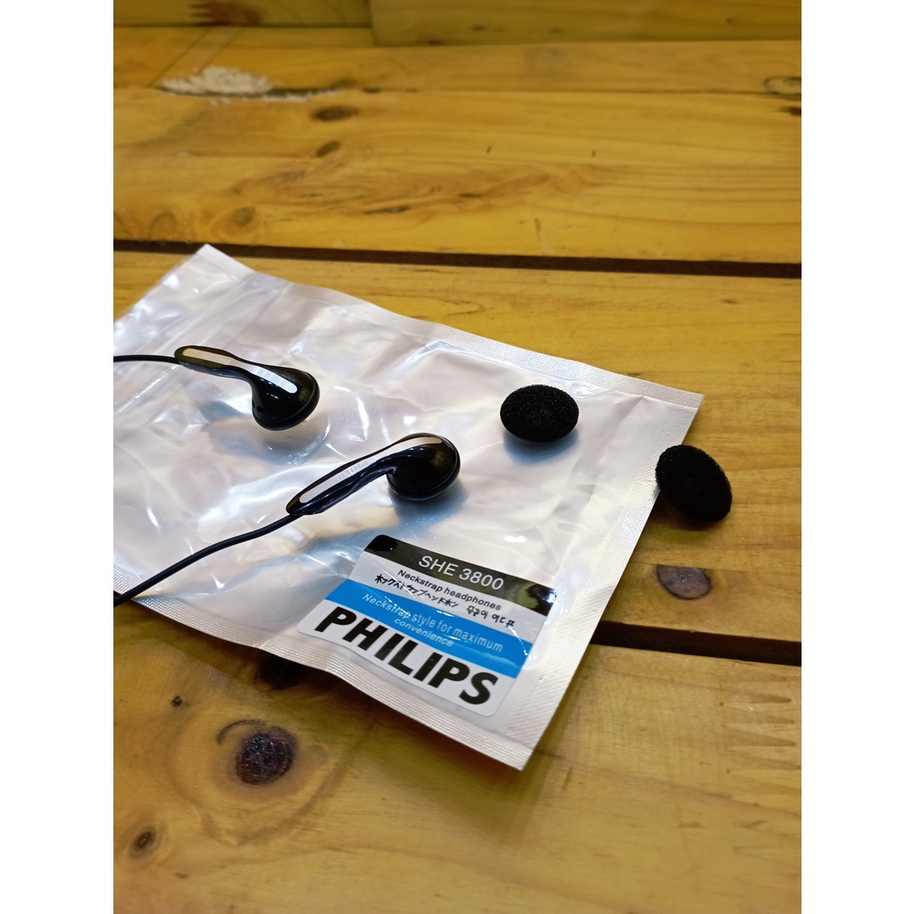 Tai nghe huyền thoại Philips SHE3800 chính hãng âm thanh cực tốt, âm bass hay, tai nghe nhét tai earbuds Philip SHE 3800