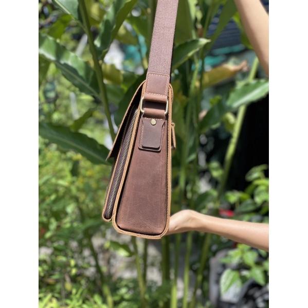 TÚI XÁCH NAM DA BÒ ĐỰNG LAPTOP 14IN CỰC CHẤT CSD17