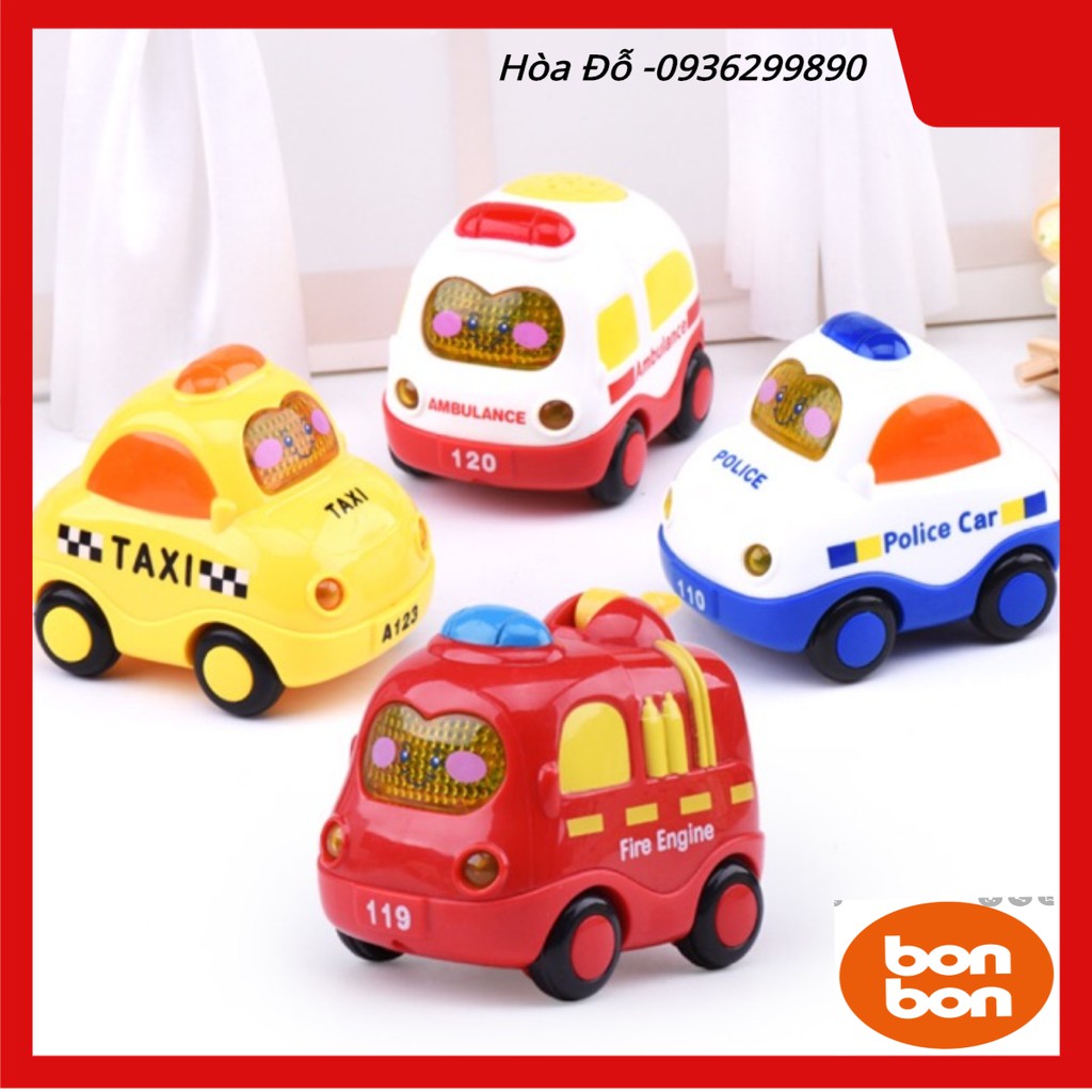 (QUÀ 1/6) OTTO TRẺ EM CAO CẤP CHỦ ĐỀ XE CỨU THƯƠNG, CỨU HỎA, TAXI, CẢNH SÁT