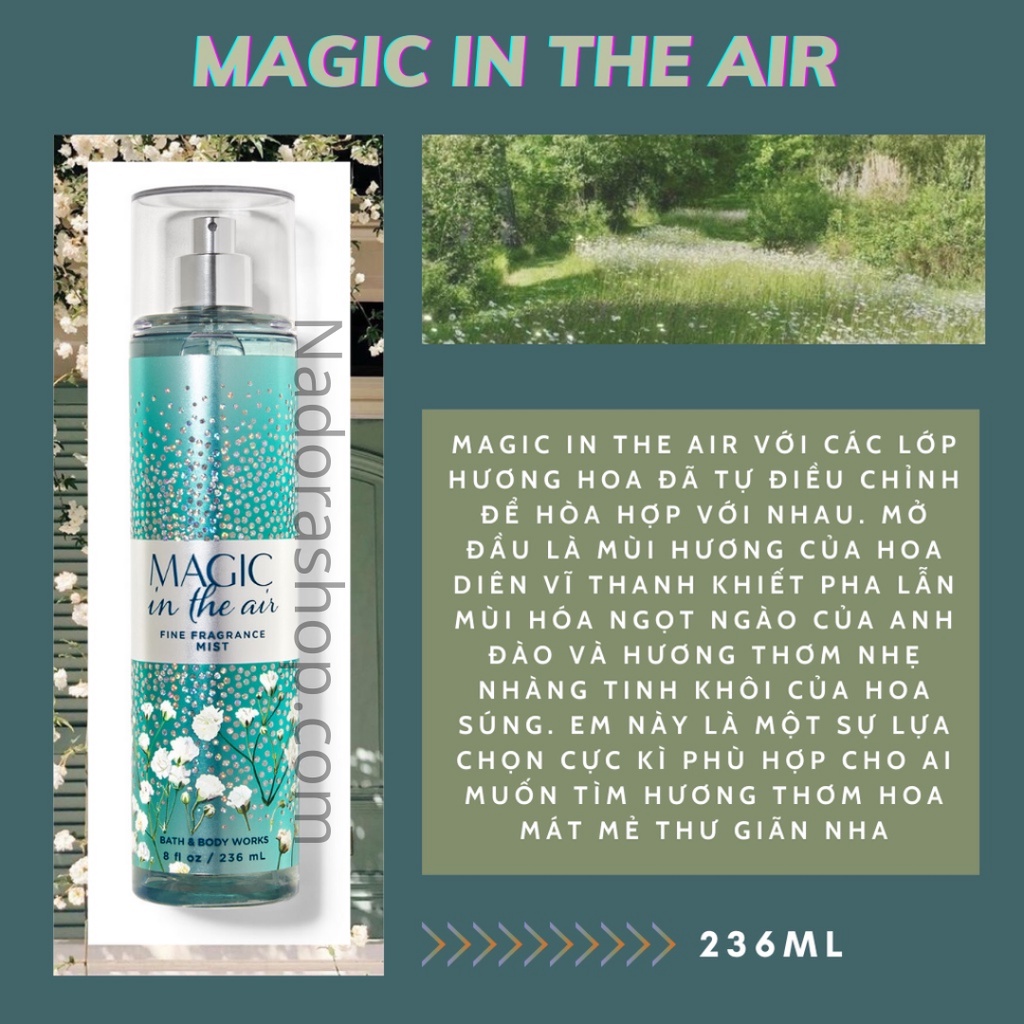 Xịt Thơm Toàn Thân Bath And Body Works - Magic In The Air