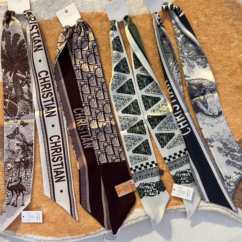 Khăn quấn túi xách in hoa văn - Maben