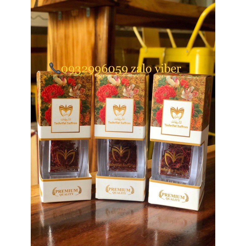 Nhuỵ hoa nghệ tây Iran TASHRIFAT SAFFRON 1gram loại 1
