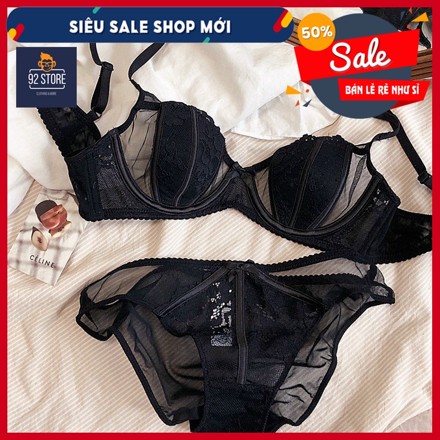 Bộ đồ lót sexy nâng ngực pha ren cực hot hit | BigBuy360 - bigbuy360.vn