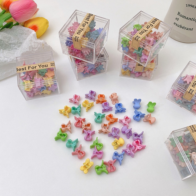 Bộ Kẹp Tóc Mini Nhiều Màu Sắc Dễ Thương Cho Bé Gái