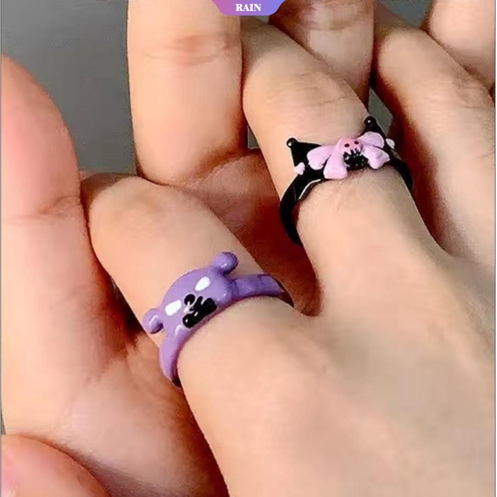 Vòng Cổ Mặt Hoạt Hình Kuromi Baku Dễ Thương Thời Trang Mới Cho Nữ [Siêu Hãnh]