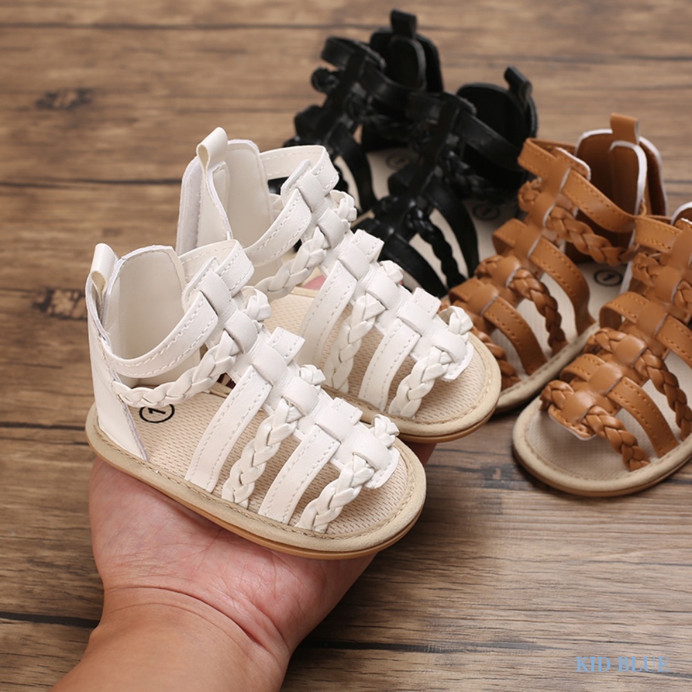 Giày Sandal Da PU Chống Trượt Cho Bé