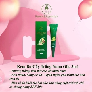 KEM BƠ CẤY TRẮNG NANO