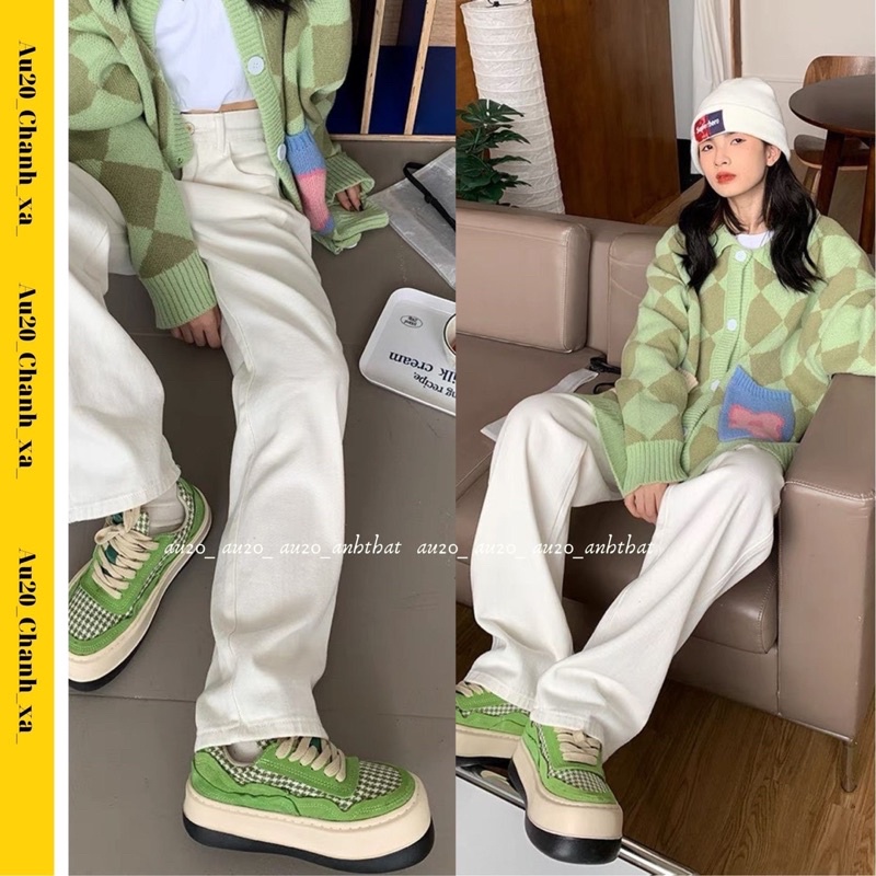 Giày Thể Thao Sneaker Nữ 𝗨𝗹𝘇𝘇𝗮𝗻𝗴 𝗕𝗔́𝗡𝗛 𝗠𝗜̀ 𝗧𝗿𝗲𝗻𝗱𝗶𝗻𝗴 HOT Nhất Phong Cách Cute