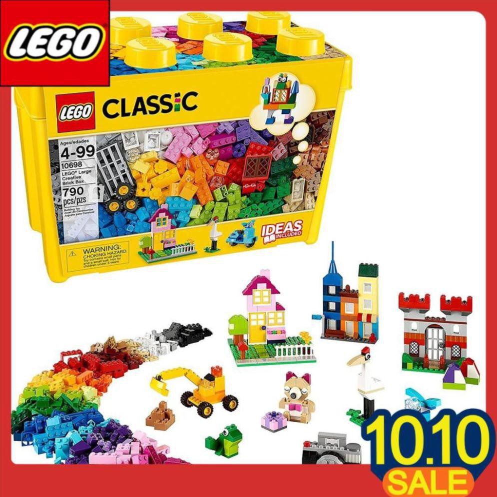 Đồ chơi LEGO CLASSIC Thùng Gạch Lớn Classic Sáng Tạo 10698 (790 chi tiết)