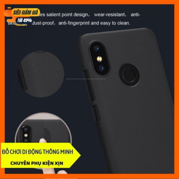 [HÀNG CHẤT] Ốp lưng Nillkin sần cho Xiaomi Mi 8 - Tặng dán kính cường lực