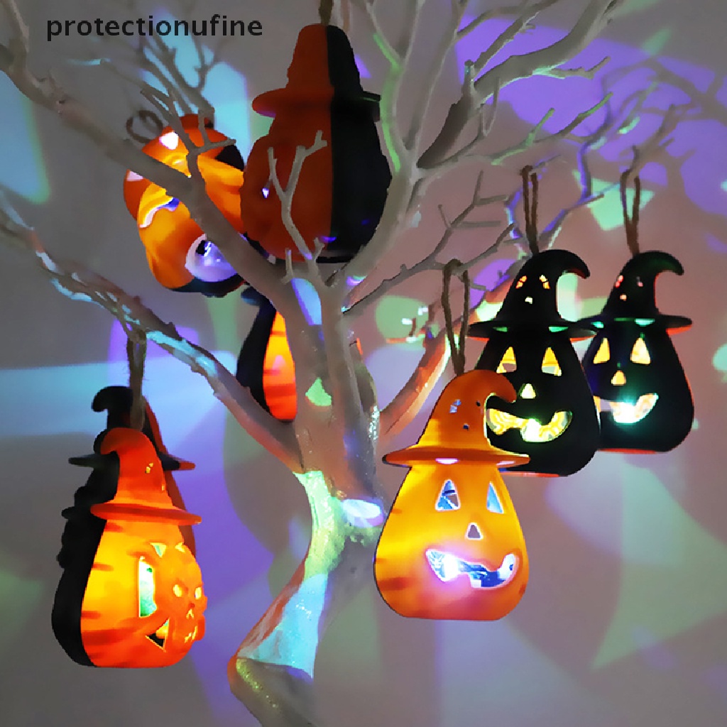 Đèn Led PR3VN Hình Bí Ngô Mini Dễ Thương Trang Trí Tiệc Halloween