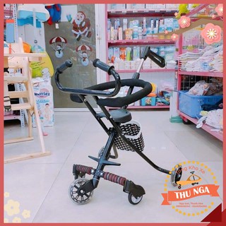 Xe đẩy du lịch gấp gọn 5 bánh _ bánh xe phát sáng 💓 Free Ship 💓 ( Sỉ, Lẻ )