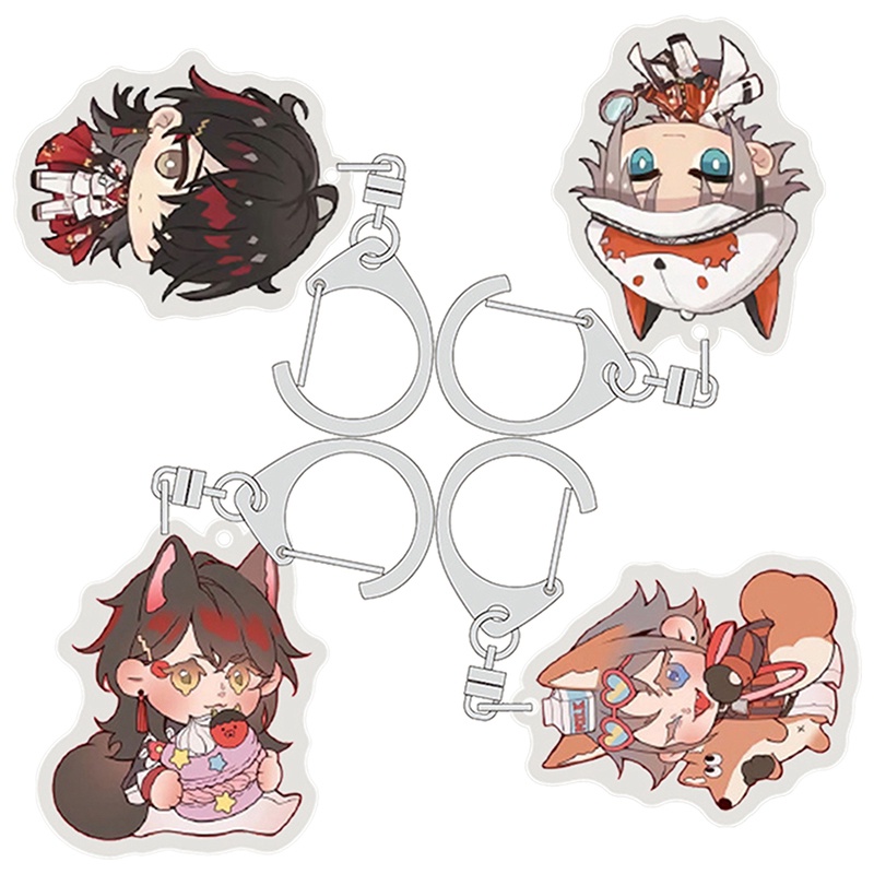 Móc Khóa Nhựa Acrylic In Hình Nijisanji Luxiem Mysta Rias