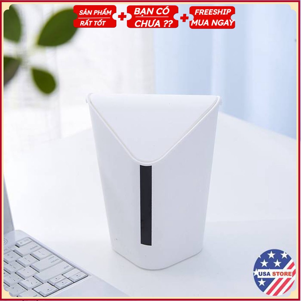 Thùng Rác Decor Tam Giác IQ Nhỏ 19cm