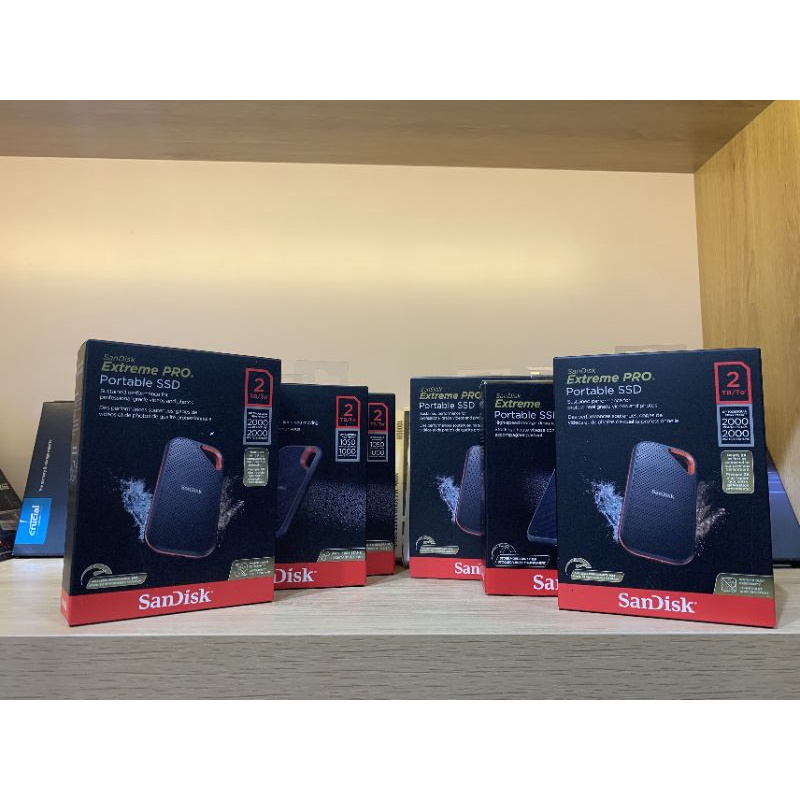 Ổ cứng di động External SSD Sandisk Extreme Pro V2 E81 2TB USB 3.2 Gen2 x2 - Bảo hành 3 năm