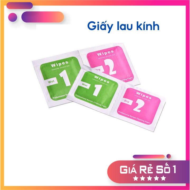 ⚡️ Giá Sỉ ⚡️ Giấy Lau Kính Cường Lực Giấy Lau 1 2 Cho Kính Cường Lực iphone 5/5s/6/6s/7/7plus/8/8plus/plus/x/xr/xs/11