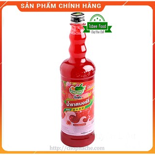 Siro Ding Fong Thái Lan hương phúc bồn tử (squash  rasberry) – 750ML