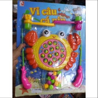 Câu cá đập chuột cho bé( trò 2 trong 1)