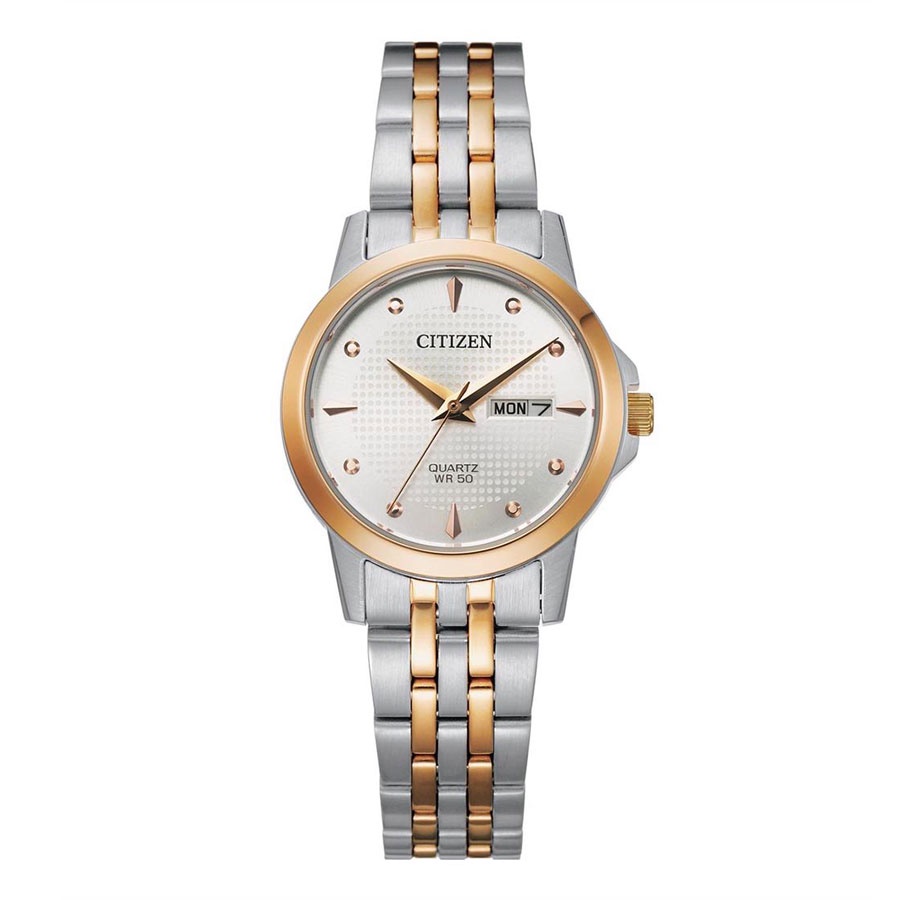 Đồng Hồ Nữ Citizen Dây Thép Không Gỉ EQ0605-53A - Mặt Trắng