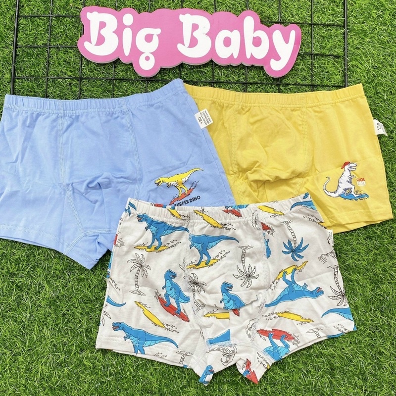 Set 3 chip đùi bé trai hàng xuất khẩu cực mềm mịn, mát lạnh/ Quần chip cho bé trai / Chip đùi bé trai _ Bigbaby Shop