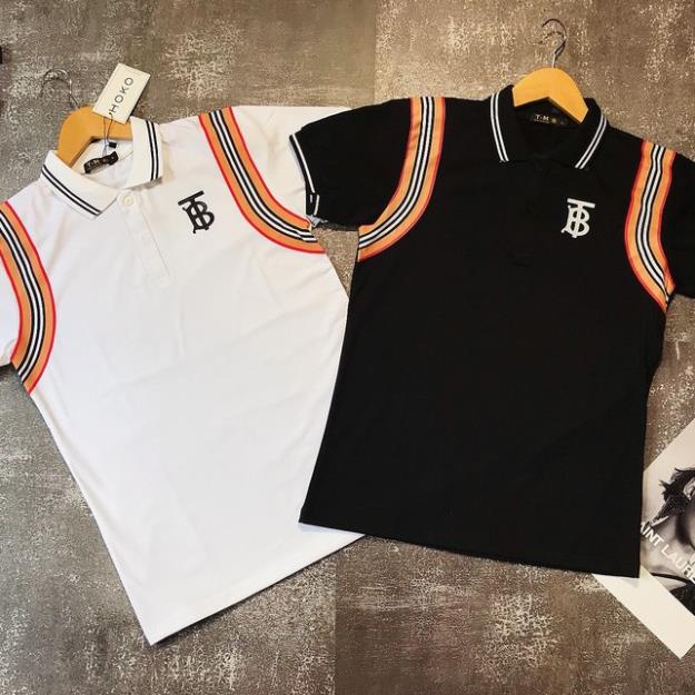 Áo thun Nam Nữ ⚡FREE SHIP⚡ Áo Polo cổ bẻ Burberry logo ngực TB New